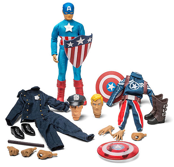 vintage captain america action figure