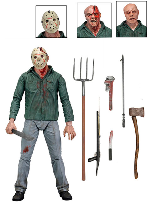 New NECA Horror Action Figures Available Freddy Jason and Chop Top