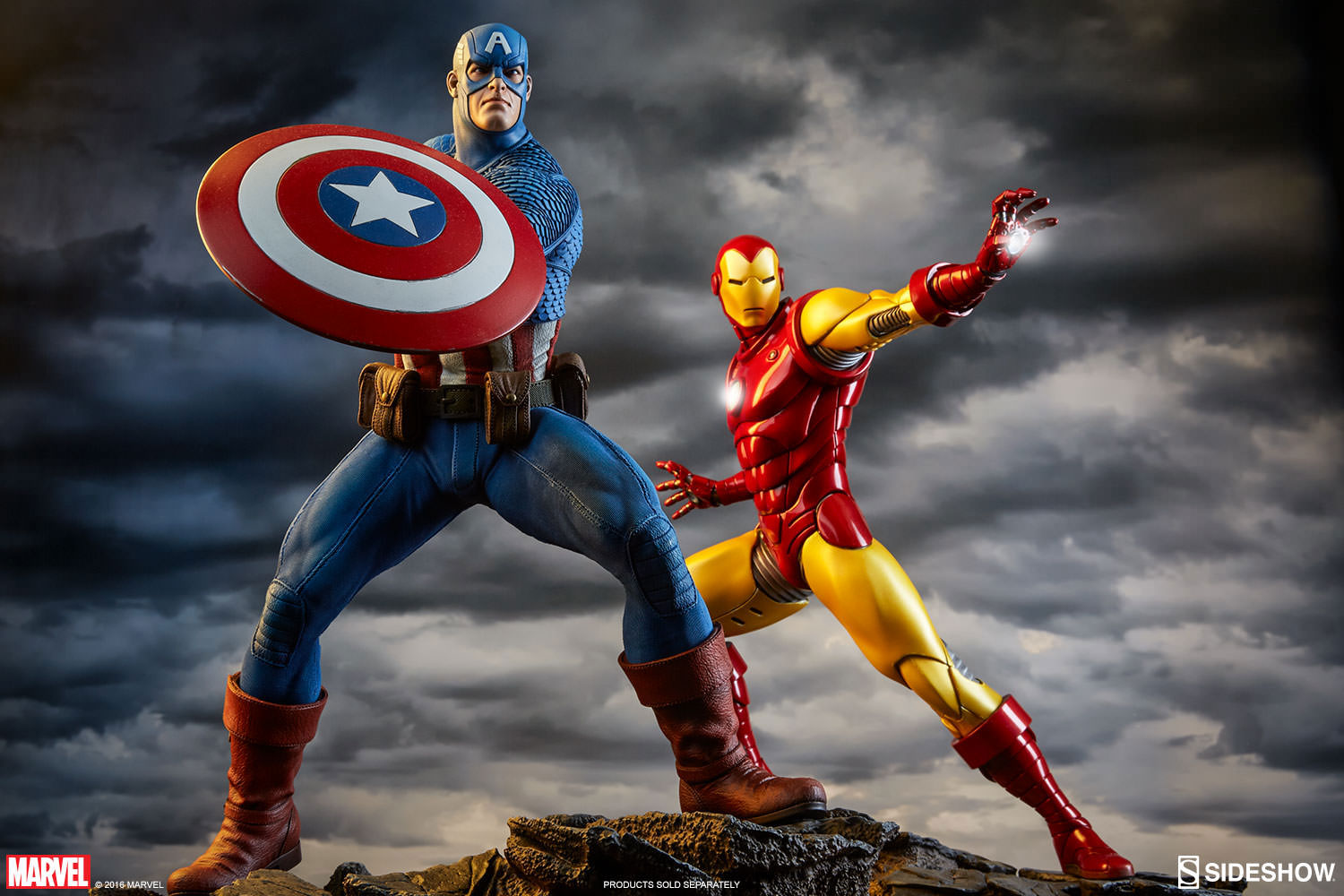 sideshow captain america statue