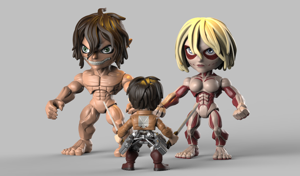 attack on titans action figure