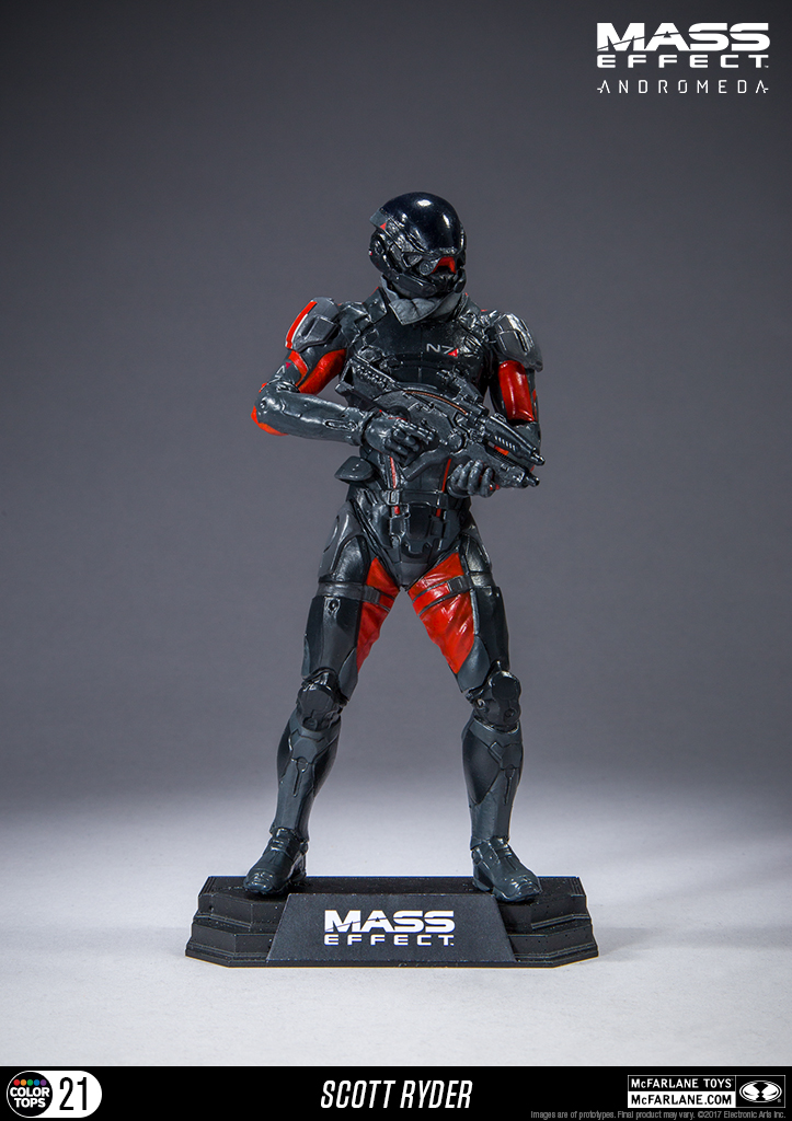 Mass Effect Andromeda Sara and Scott Ryder Action Figures by 
