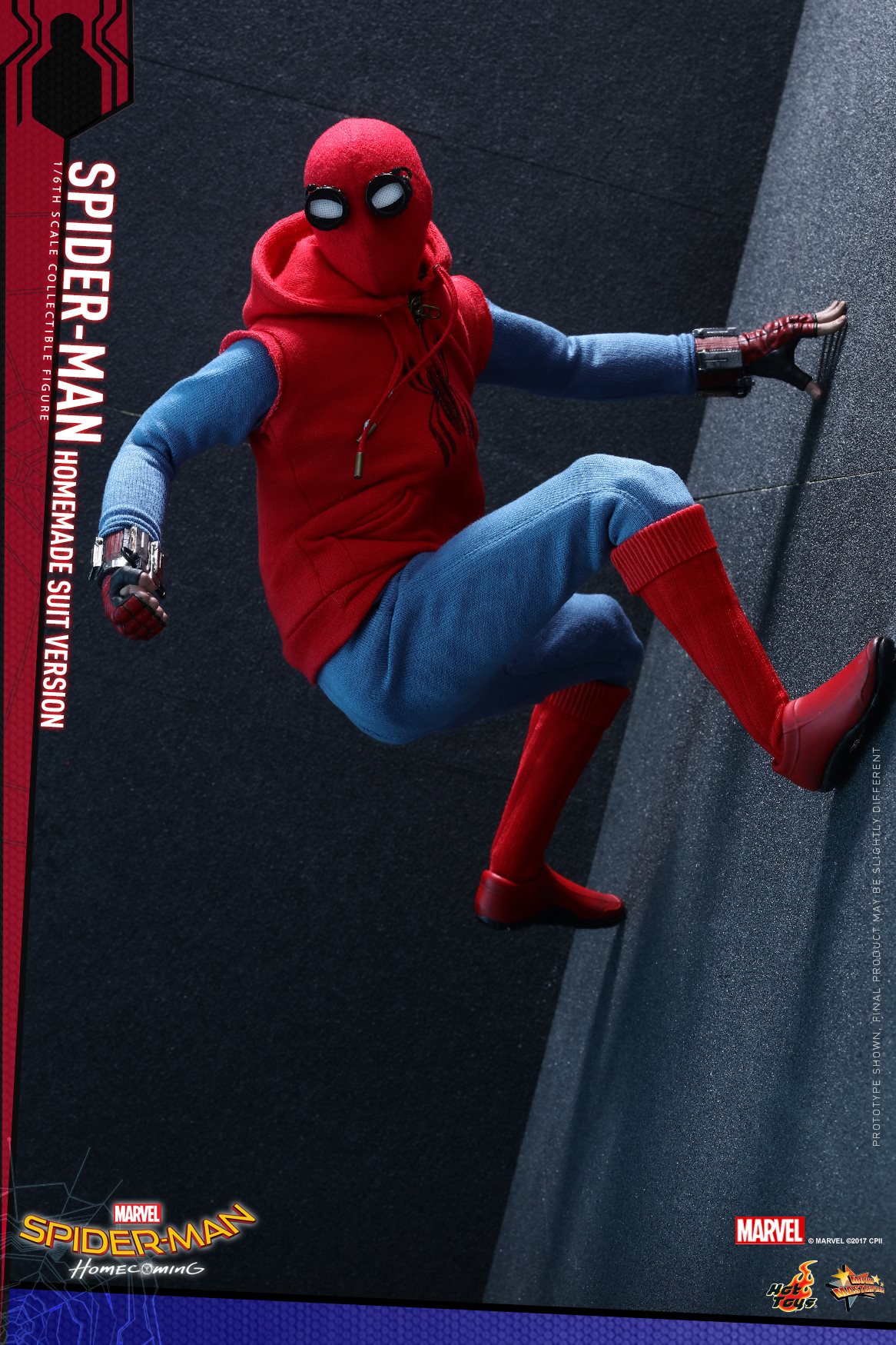 spider man homemade suit hot toys