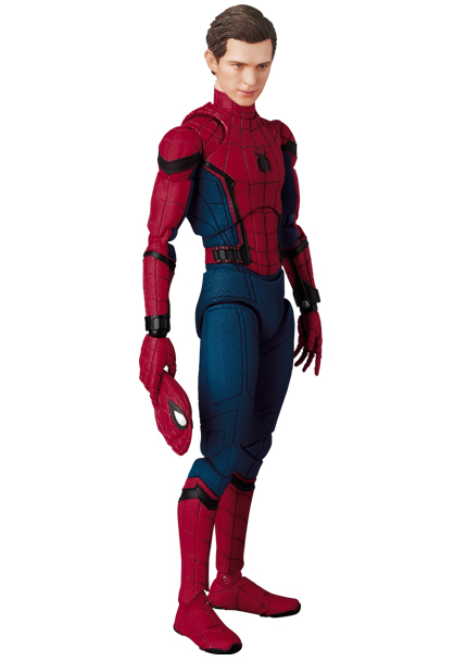 Spider-Man-Homecoming-MAFEX-Figure-Unmasked