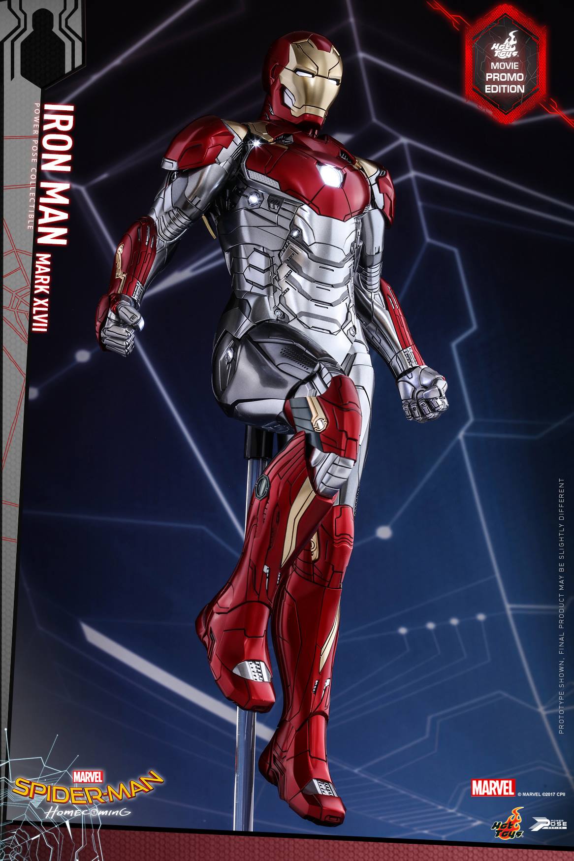 Spider-Man: Homecoming Iron Man Mark XLVII Power Pose Collectible