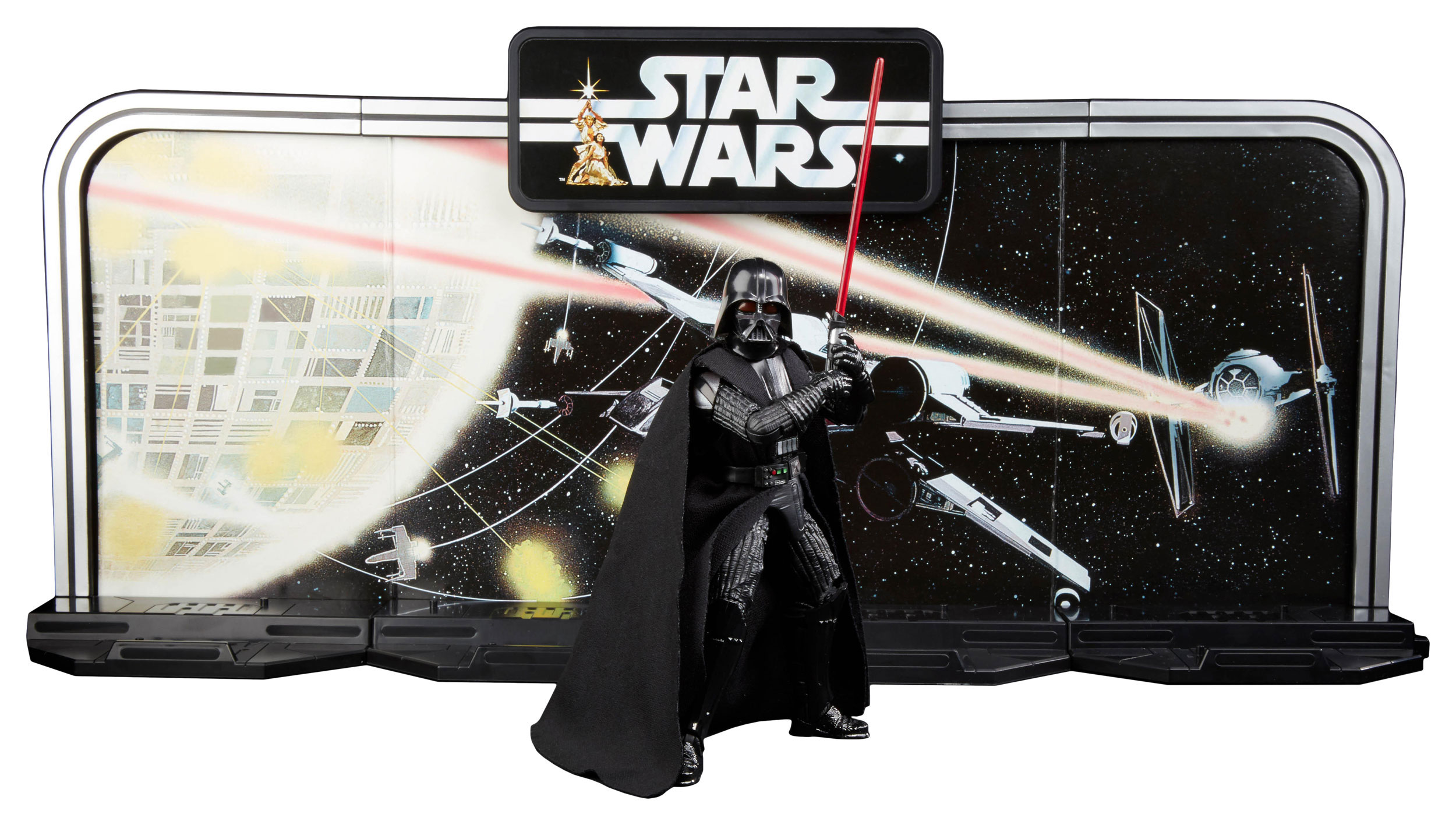 Star Wars The Black Series 40th Anniversary Display Diorama With Darth Vader 6 Inch Action