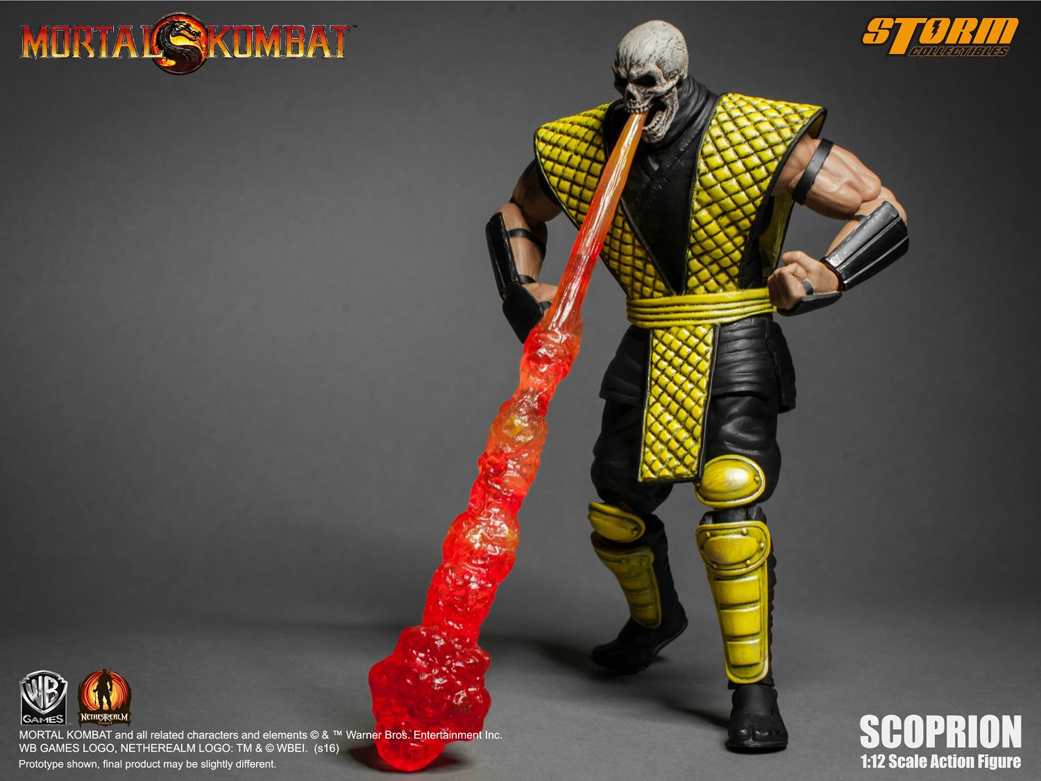 toy scorpion mortal kombat 6 inch action figure accessories