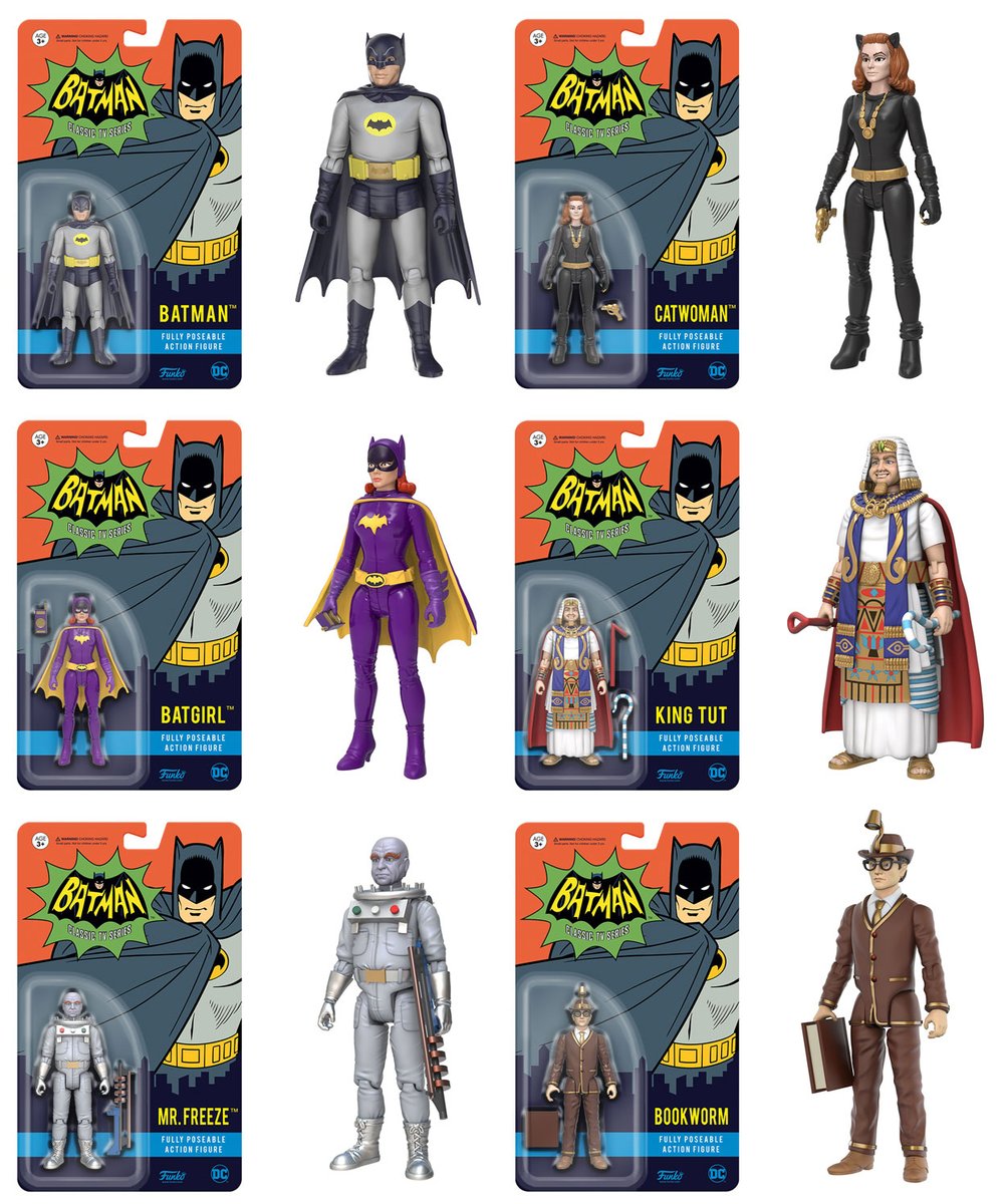 Classic Batman TV Series Action Figures by Funko