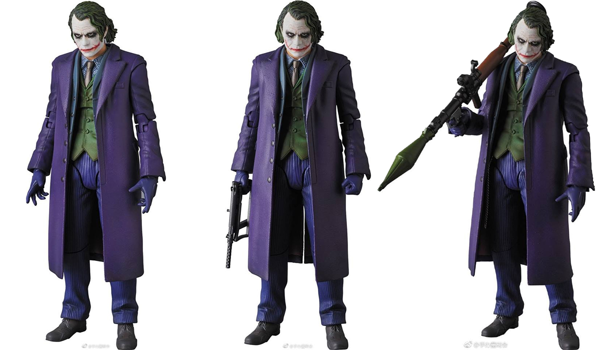 Medicom sale Mafex The Dark Knight Joker 2.0 *opened*