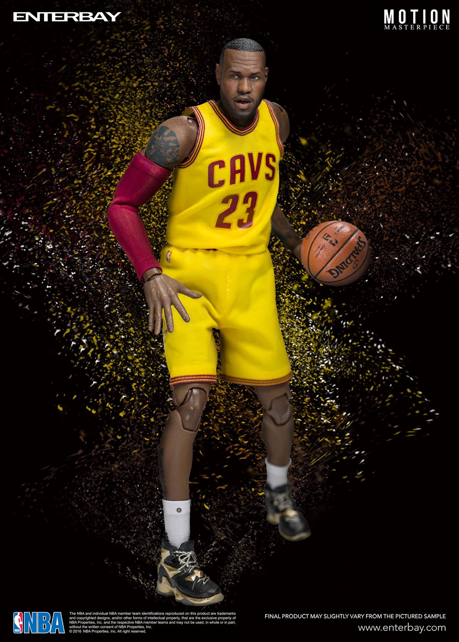 1/9 LeBron James Action Figure & 1/9 Basketball Hoop Combo Set