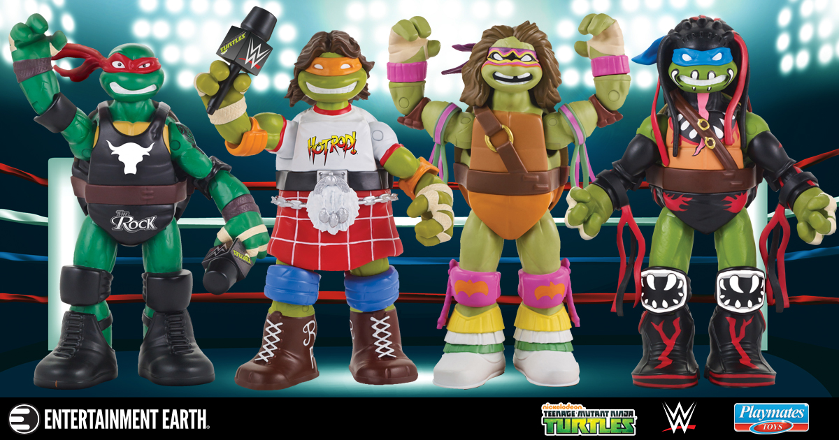 TMNT WWE Ninja Superstars Action Figure Wave 2 by Playmates