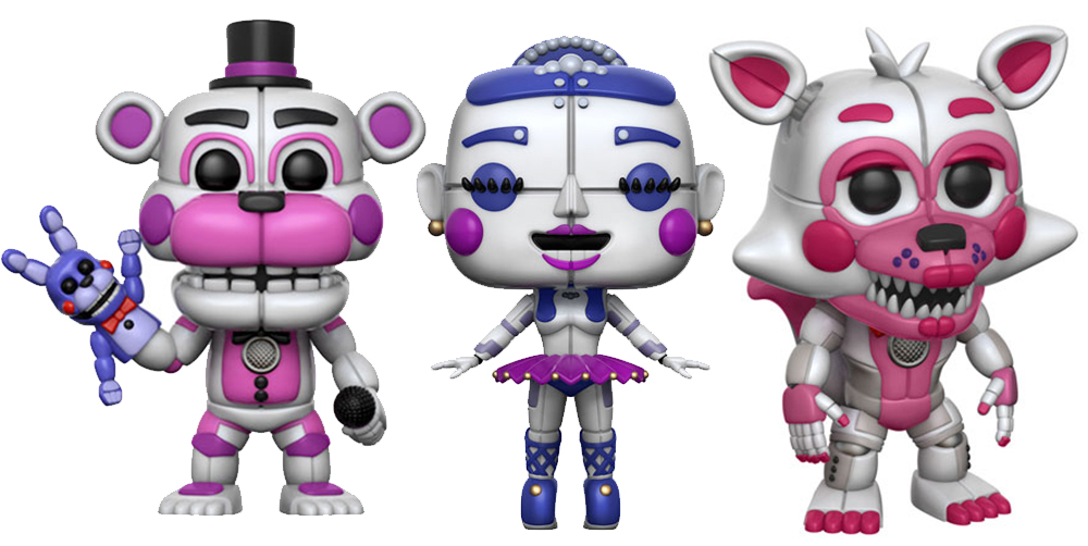 FUNTIME FREDDY FIGURE 8 Five Nights At Freddy's SISTER LOCATION