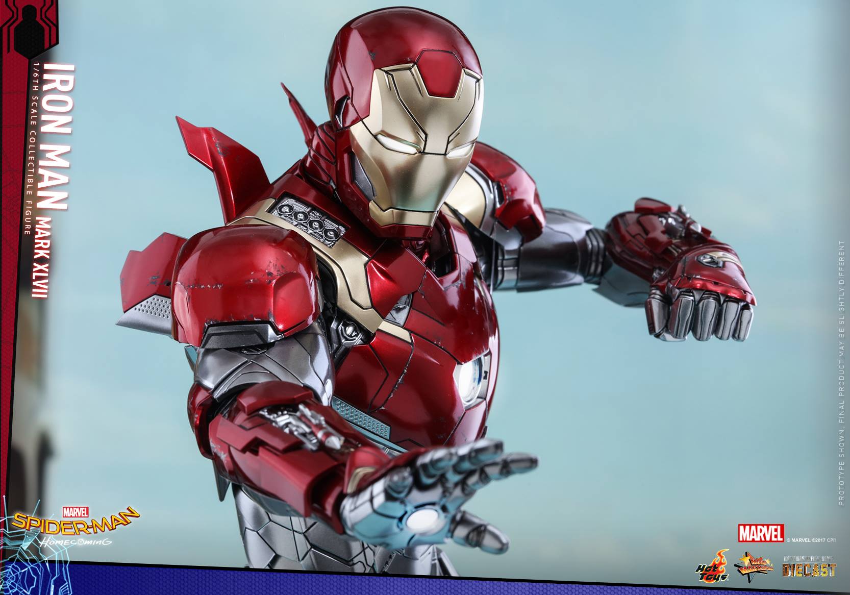 Hot toys iron man deals spider man homecoming