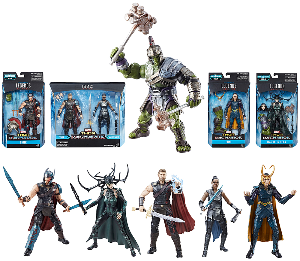 thor ragnarok figure set