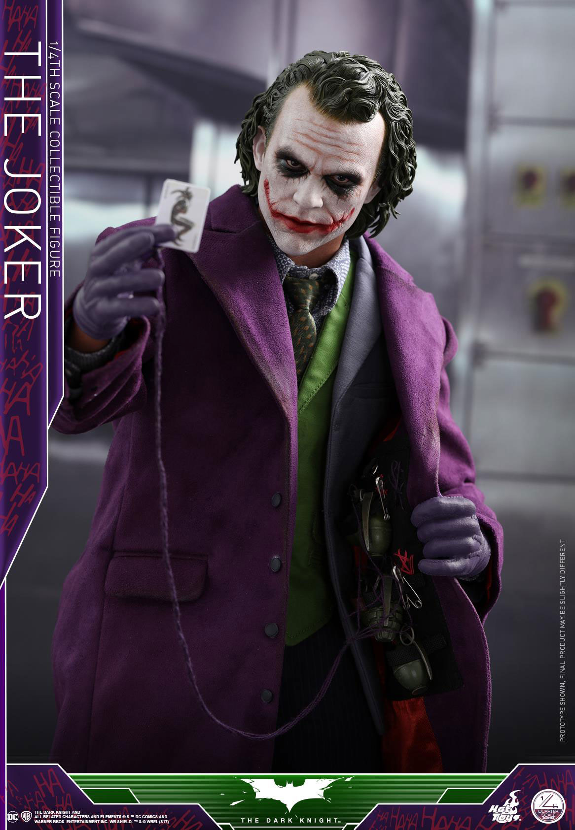 The Dark Knight The Joker Figure by Hot Toys | ActionFiguresDaily.com