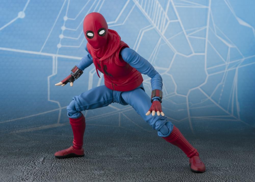 marvel legends spider man homecoming homemade suit