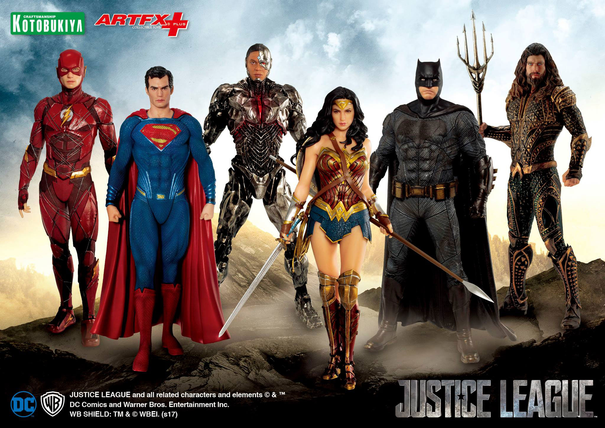 justice-league-kotobukiya-statues