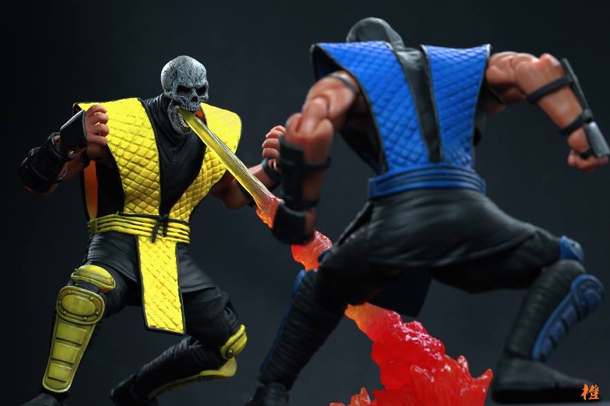 Sub zero and scorpion deals action figures