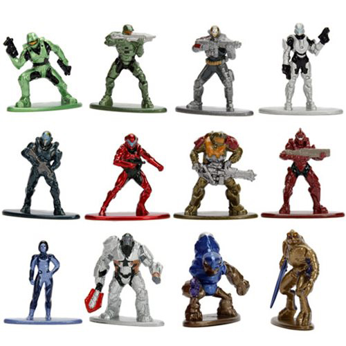 Jada Toys Halo Nano Metalfigs Diecast Mini Figures Bundle of 5 new lot1 