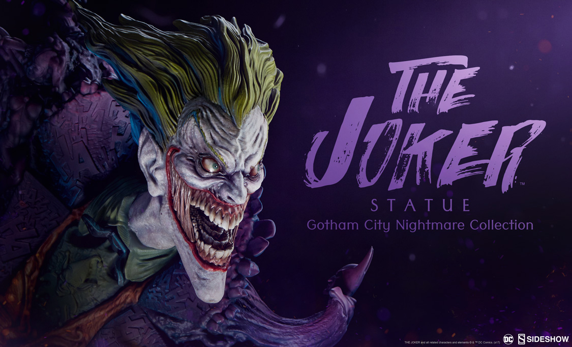 sideshow-joker-gotham-city-nightmare-statue-preview
