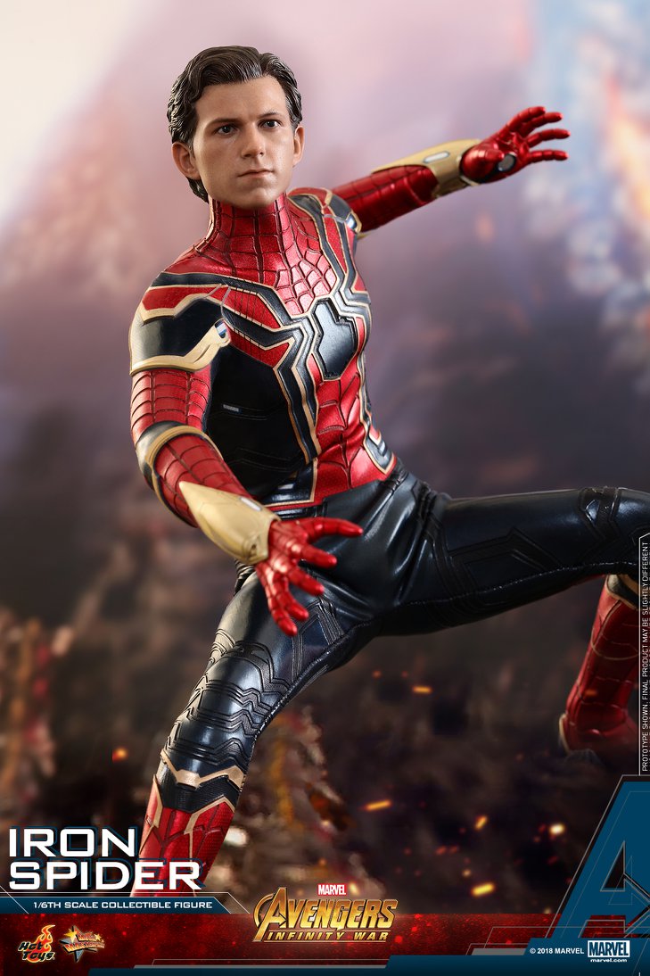 Hot Toys Avengers Infinity War Iron Spider Figure | ActionFiguresDaily.com