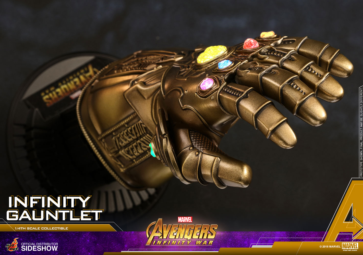 infinity gauntlet snap toy