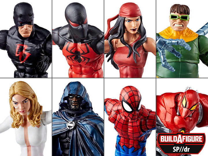 Marvel legends spider man deals build a figure