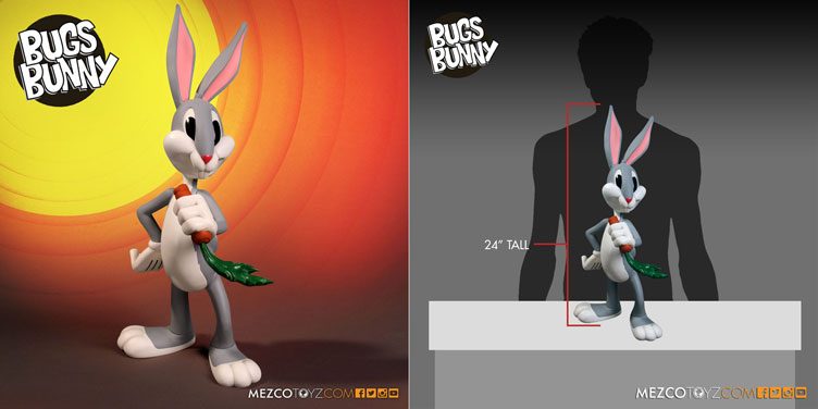 mezco-toyz-bugs-bunny-action-figure