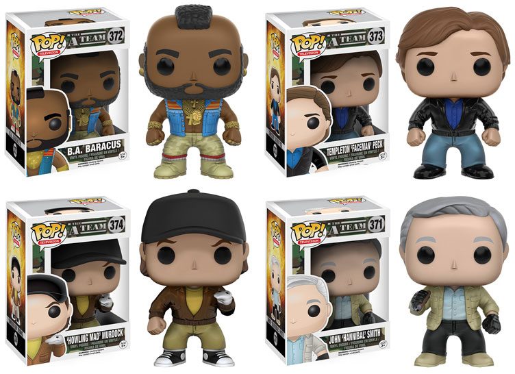 The A Team Pop Vinyl Figures By Funko Actionfiguresdaily Com