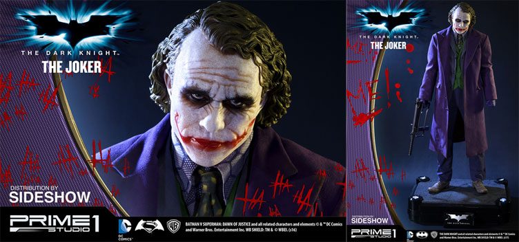 The Dark Knight The Joker Half Scale Polystone Statue by Prime 1 Studio ...