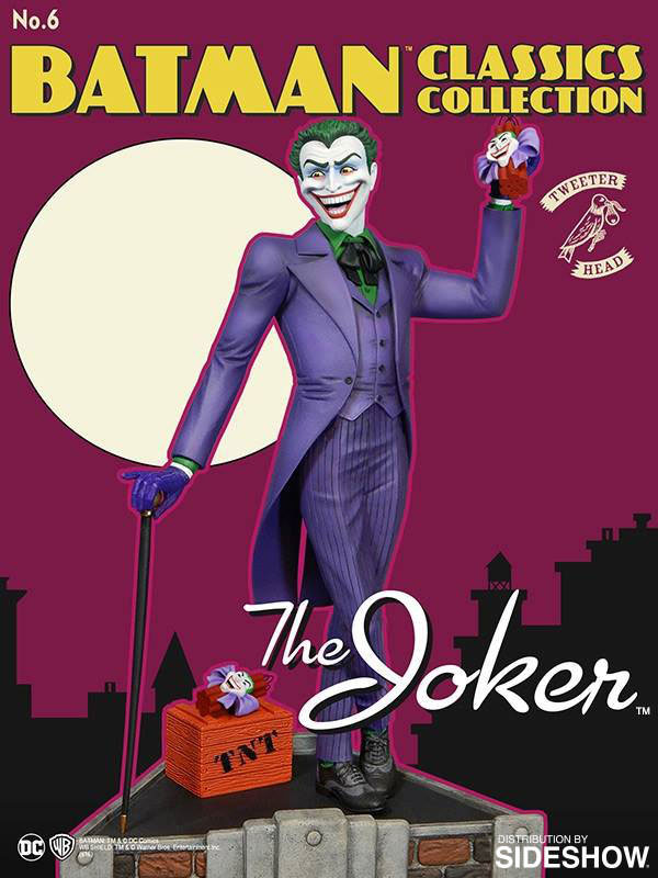 DC Comics Classic Joker Maquette by Tweeterhead | ActionFiguresDaily.com