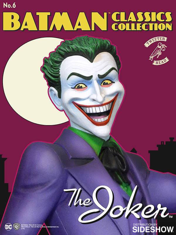 DC Comics Classic Joker Maquette by Tweeterhead | ActionFiguresDaily.com