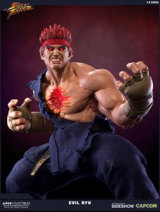 Street Fighter Evil Ryu Statue by Pop Culture Shock ...
