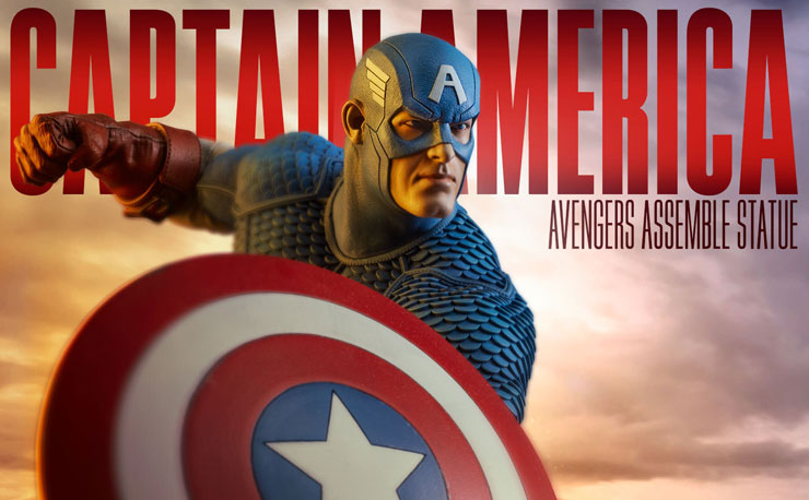 sideshow-captain-america-avengers-assemble-statue