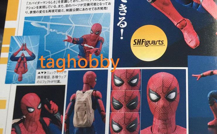 spider man homecoming action figure sh figuarts