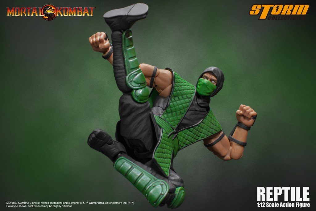 Mortal Kombat Reptile Action Figure by Storm Collectibles Available Now