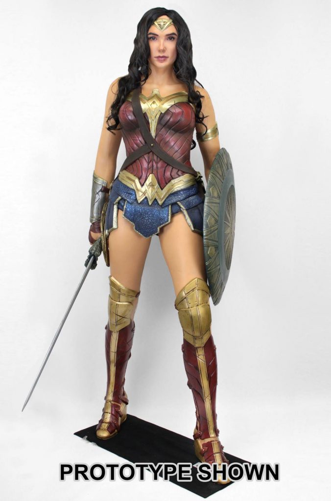 wonder woman life size bust