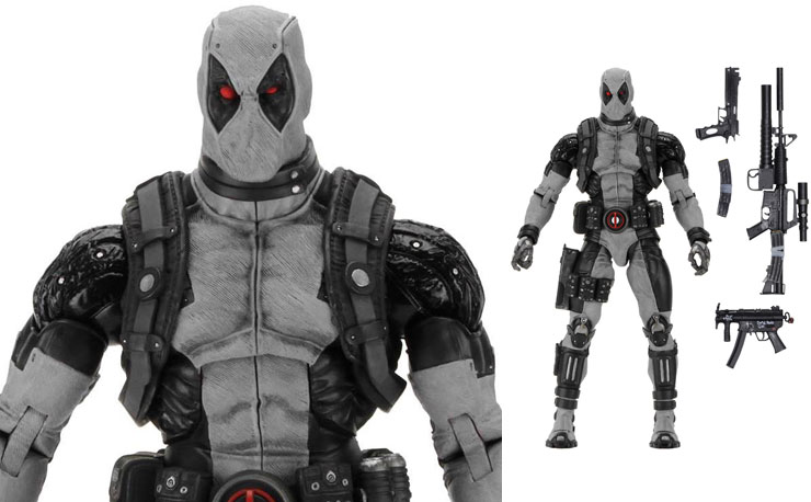 X Force Deadpool 1:4 Scale Action Figure by NECA 