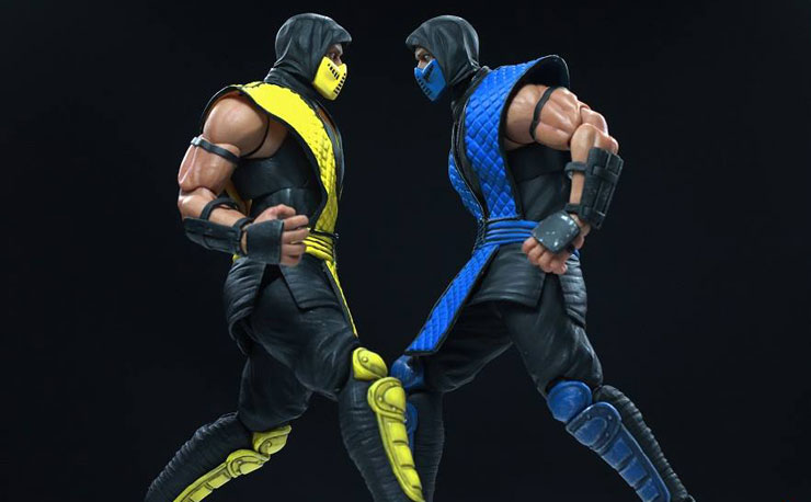 sub zero and scorpion action figures