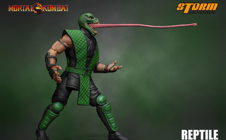 mortal kombat storm collectibles reptile