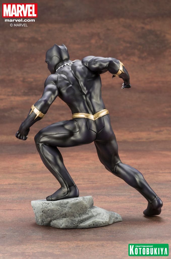 kotobukiya marvel black panther fine art statue