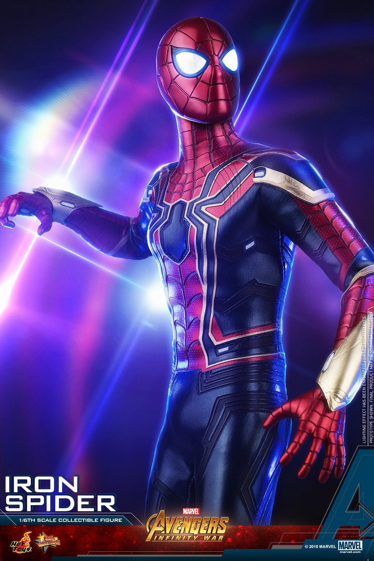 Hot Toys Avengers Infinity War Iron Spider Figure | ActionFiguresDaily.com