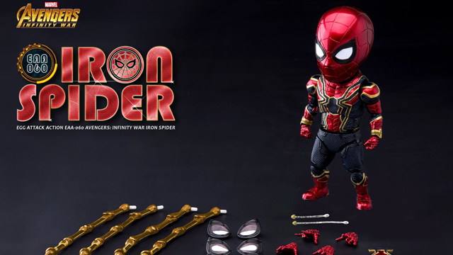 Iron Spider Beast Kingdom Avengers Infinity War Egg Attack Figure