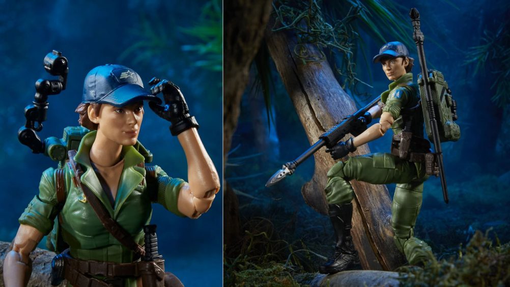GI Joe Classified Series 6 Inch Scale Retro Cardback Series Action Figure Wave 1 - Lady Jaye (Possibly Non-Mint