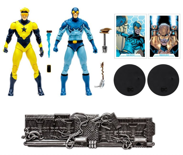 New Mcfarlane Dc Multiverse Blue Beetle Booster Gold Action Figures Hot Sex Picture 