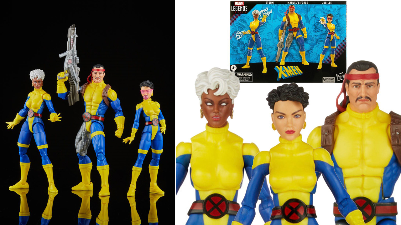 X-Men-Marvel-Legends-60th-Anniversary-Forge-Storm-Jubilee-Action-Figure-Set