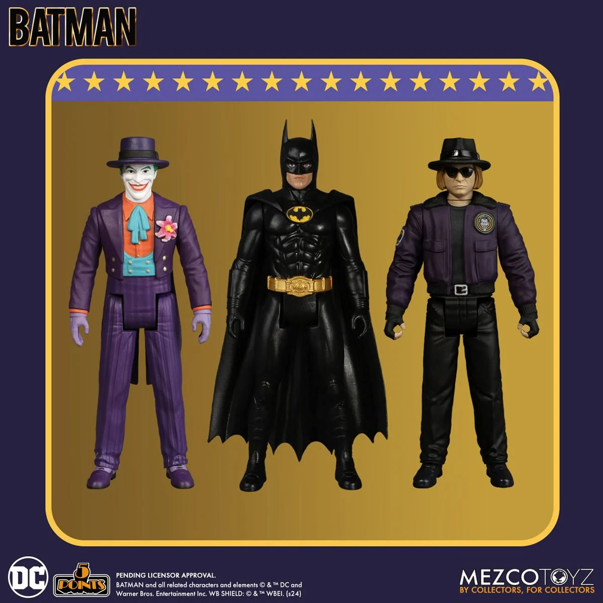 Batman 89 Mezco 5 Points Action Figures 2