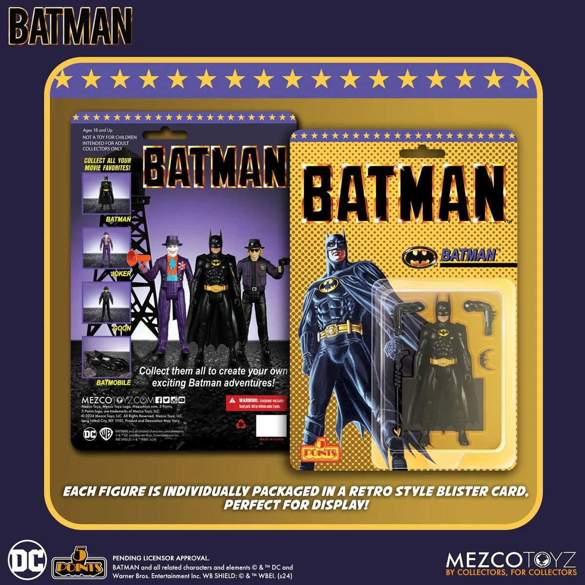 Batman 89 Mezco 5 Points Action Figures 4