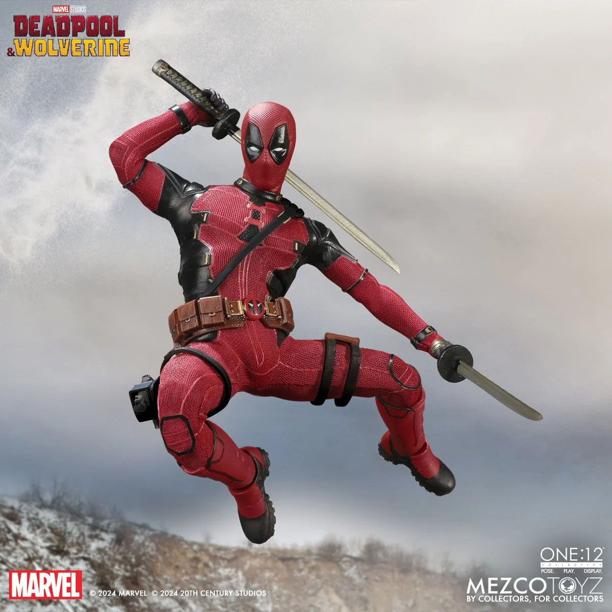 Deadpool Wolverine Mezco One 12 Deadpool Action Figure 1