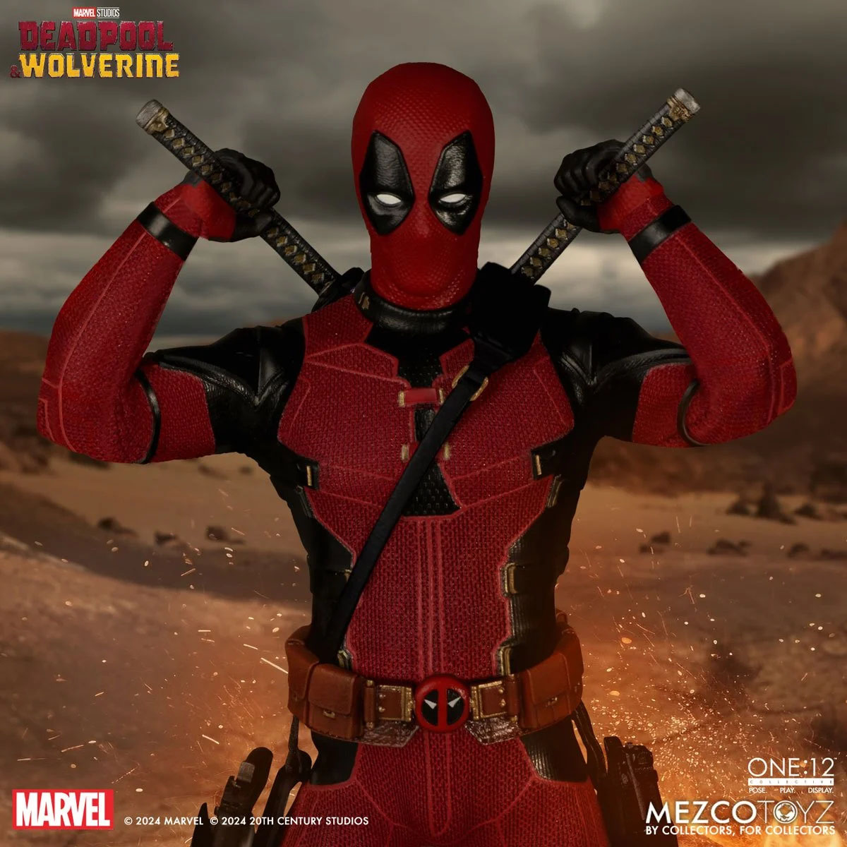 Deadpool Wolverine Mezco One 12 Deadpool Action Figure 2