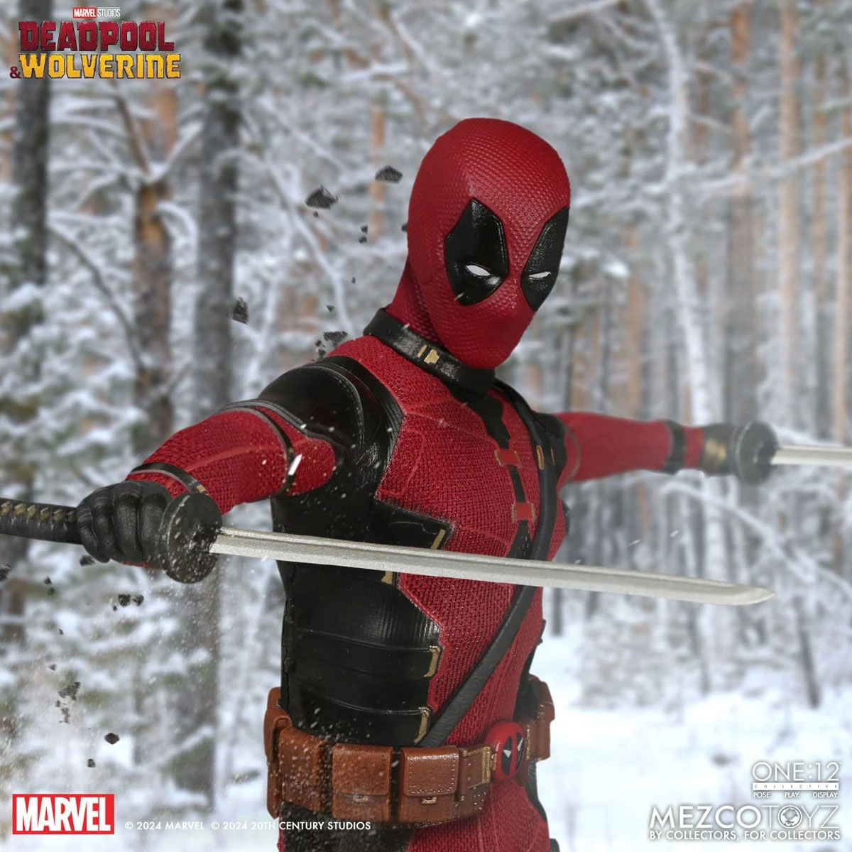 Deadpool Wolverine Mezco One 12 Deadpool Action Figure 7